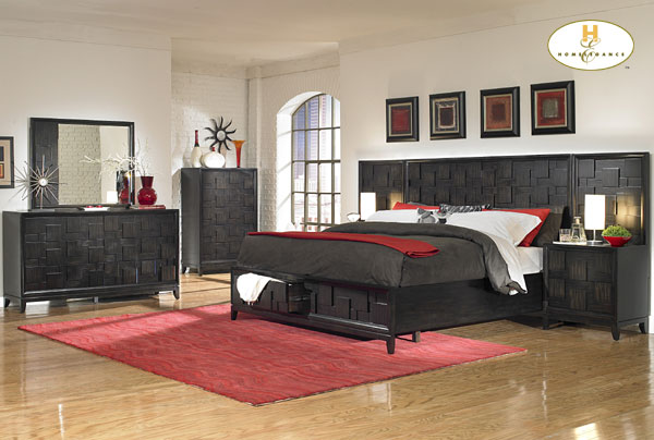 newman's furniture - balboa 4pc queen bedroom set