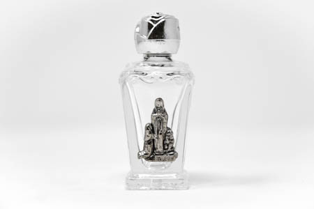 CATHOLIC GIFT SHOP LTD - Lourdes Water in a Rose Top Bottle.